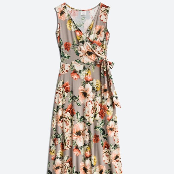 Kaileigh Dresses & Skirts - KAILEIGH Floral Faux Wrap Maxi, XS